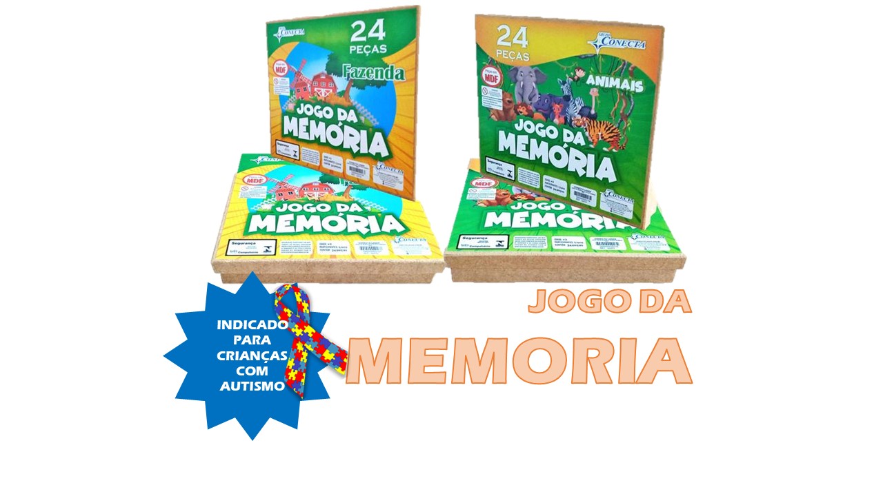 Jogo Da Memória Infantil Divertido Mdf