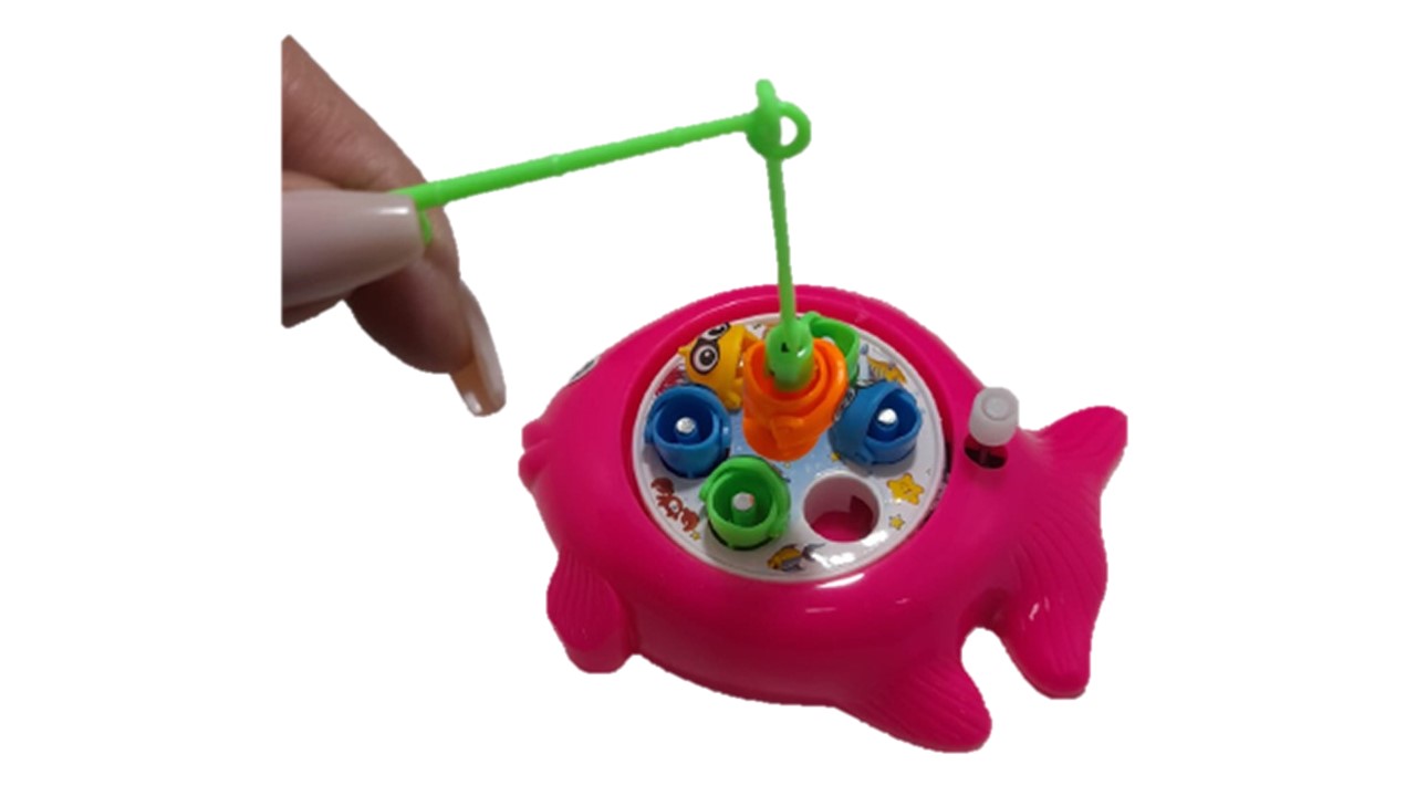 Brinquedo Jogo Pesca Peixe Grande Infantil Pescaria Maluca 24 peixes - BBR  Toys